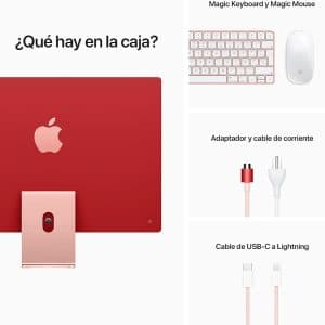 Apple iMac 24″ Chip M1 / 8GB RAM / Almacenamiento SSD 512